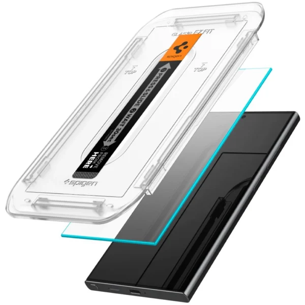 Spigen Glas.tR EZ Fit grūdintas stiklas Samsung Galaxy S24 Ultra - 2 vnt. - Image 2