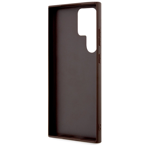 Guess 4G Big Metal Logo dėklas Samsung Galaxy S24 Ultra - rudas - Image 7