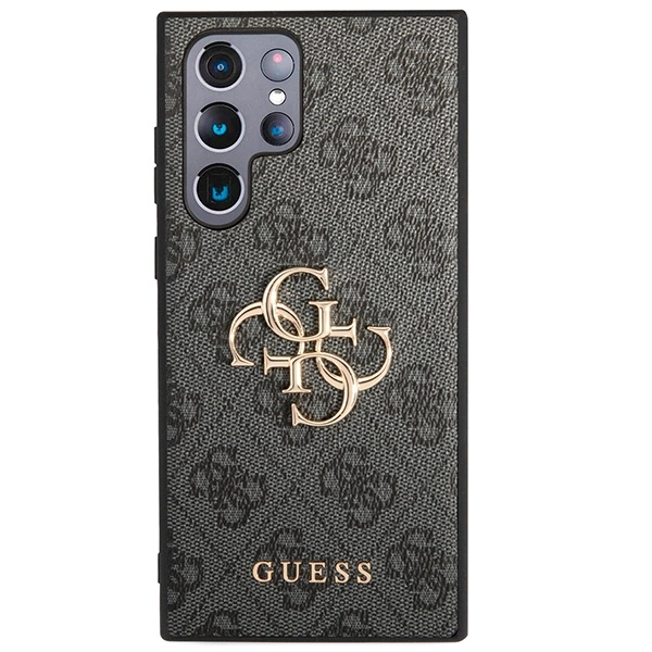 Guess 4G Big Metal Logo dėklas Samsung Galaxy S24 Ultra - juodas - Image 3