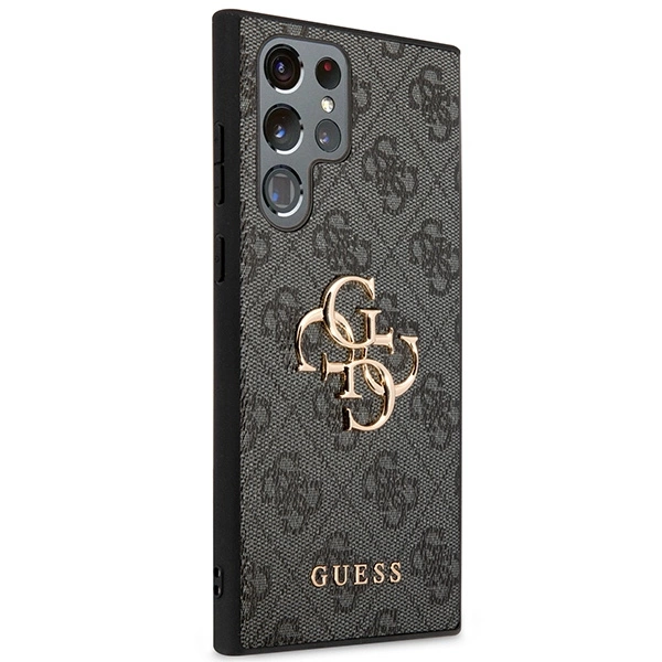 Guess 4G Big Metal Logo dėklas Samsung Galaxy S24 Ultra - juodas - Image 4