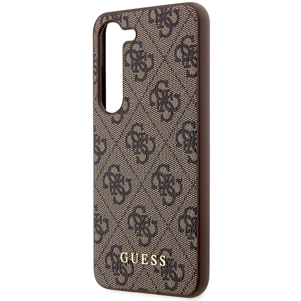 Guess 4G Metal Gold Logo dėklas Samsung Galaxy S24+ - rudas - Image 6