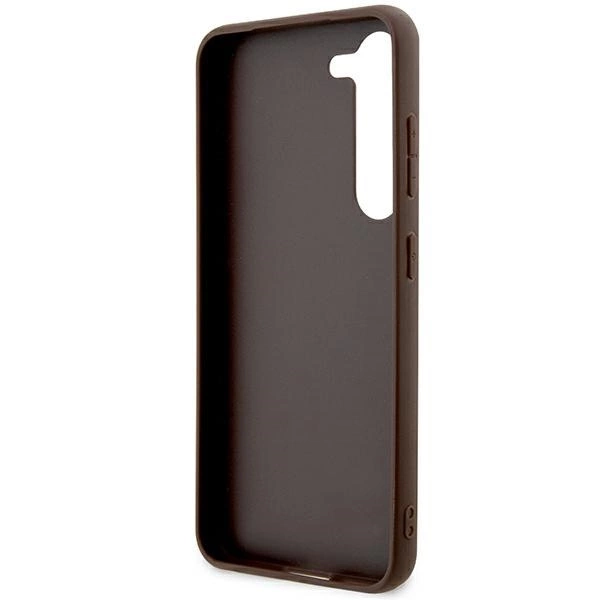 Guess 4G Stripe Collection dėklas Samsung Galaxy S24+ - rudas - Image 7
