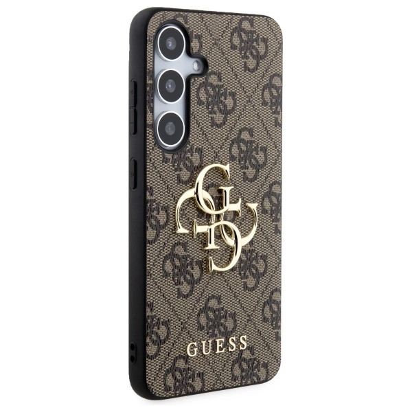 Guess 4G Big Metal Logo dėklas Samsung Galaxy S24 - rudas - Image 4