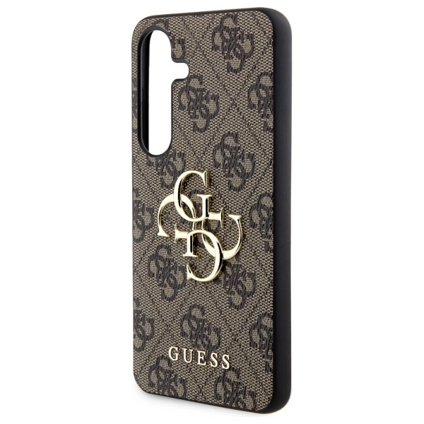 Guess 4G Big Metal Logo dėklas Samsung Galaxy S24 - rudas - Image 5