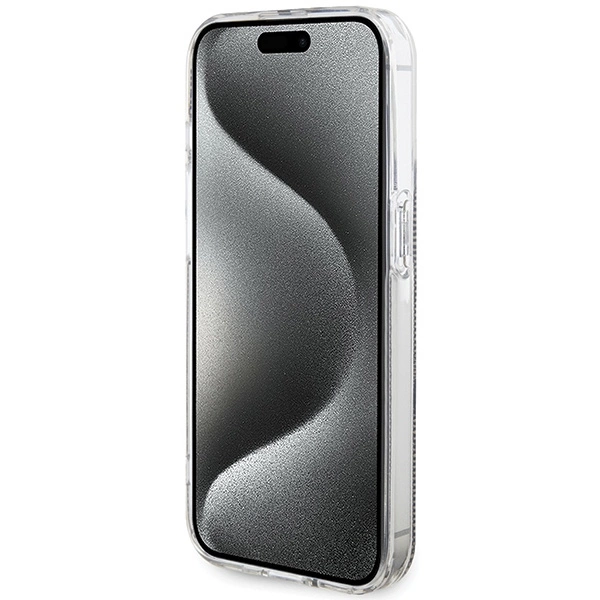 Guess IML 4G Gold Stripe dėklas iPhone 15 Pro - rudas - Image 5