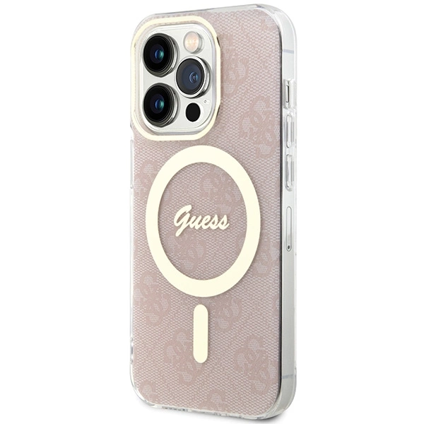 Guess IML 4G MagSafe dėklas iPhone 15 Pro - rožinis - Image 2