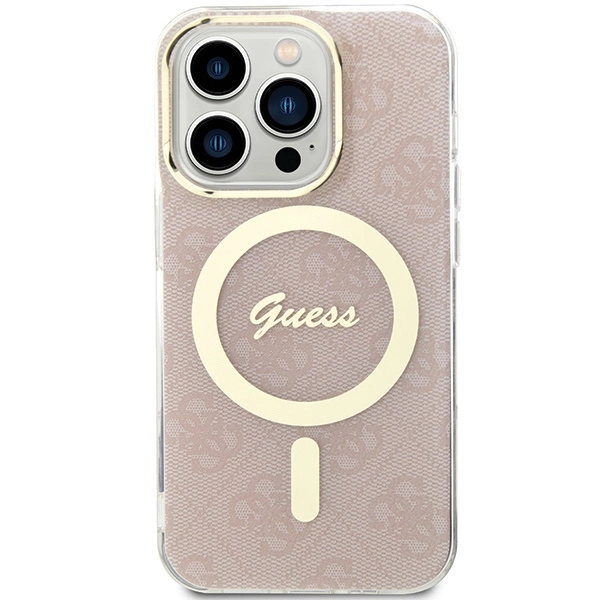 Guess IML 4G MagSafe dėklas iPhone 15 Pro - rožinis - Image 3