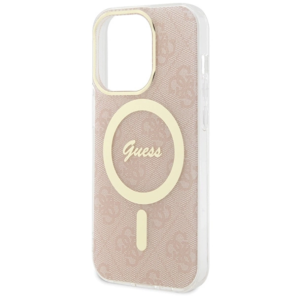 Guess IML 4G MagSafe dėklas iPhone 15 Pro - rožinis - Image 6