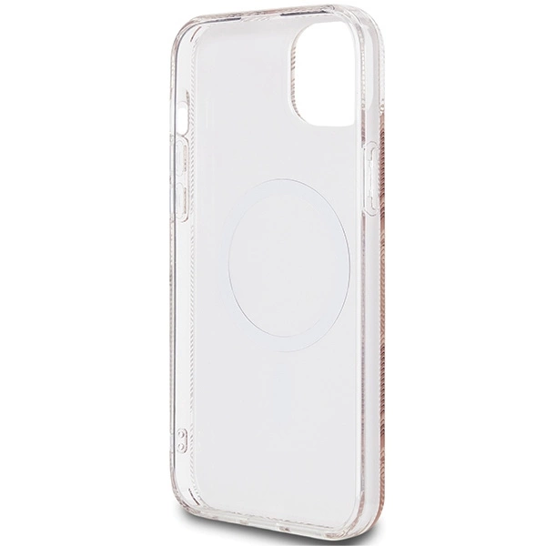 Guess IML GCube MagSafe dėklas iPhone 15 / 14 / 13 - rudas - Image 7