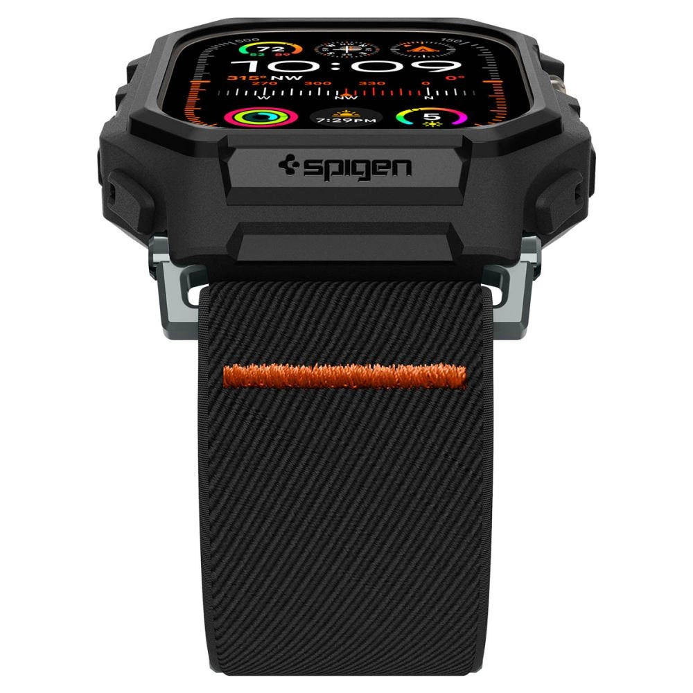 Spigen Lite Fit Pro dėklas su dirželiu Apple Watch Ultra 1 / 2 (49mm) - matinė juoda - Image 7