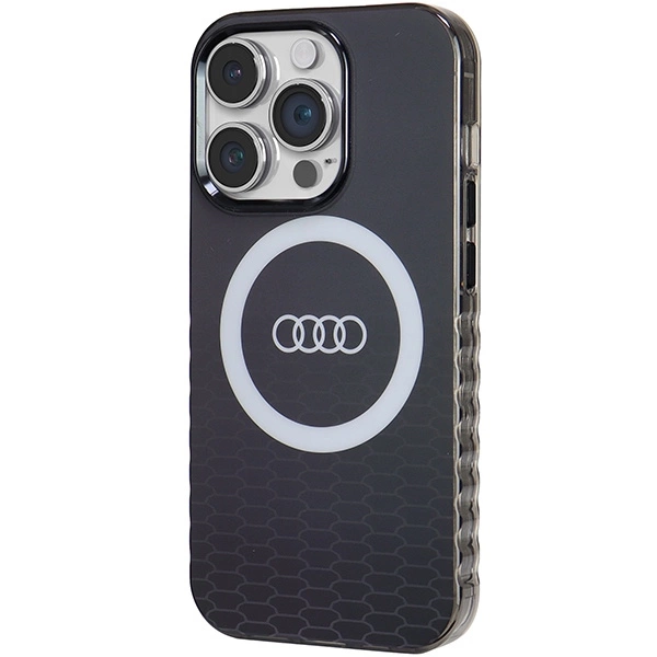 Audi IML Big Logo MagSafe dėklas iPhone 14 Pro - juodas - Image 2