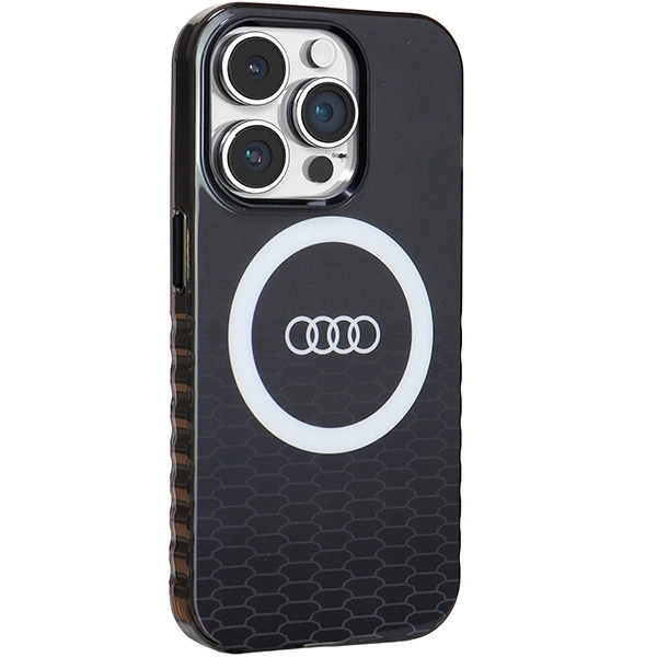 Audi IML Big Logo MagSafe dėklas iPhone 14 Pro - juodas - Image 6