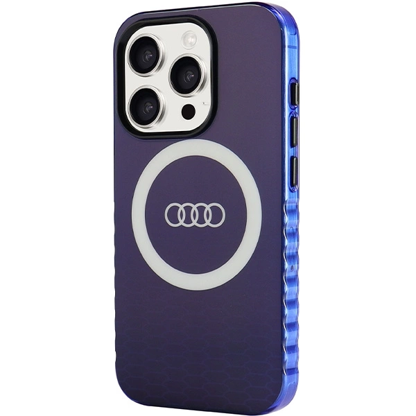 Audi IML Big Logo MagSafe dėklas iPhone 15 Pro - mėlynas - Image 2