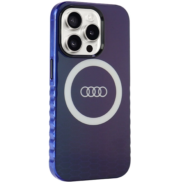 Audi IML Big Logo MagSafe dėklas iPhone 15 Pro - mėlynas - Image 6