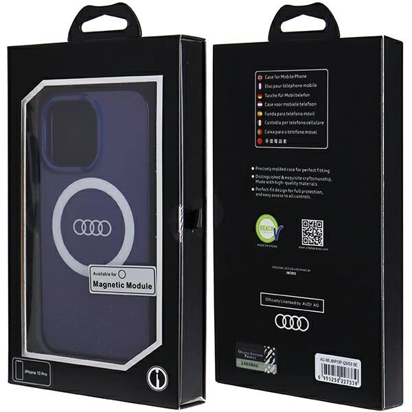 Audi IML Big Logo MagSafe dėklas iPhone 13 Pro / 13 - mėlynas - Image 4