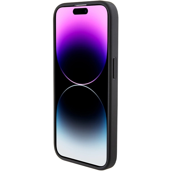 BMW M Grip Stand Bicolor dėklas iPhone 15 Pro - tamsiai mėlynas