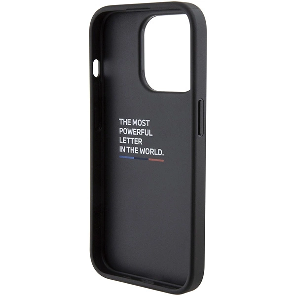 BMW M Grip Stand Bicolor dėklas iPhone 15 Pro - tamsiai mėlynas - Image 3