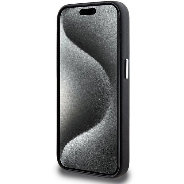 BMW Signature Wrapped Metal MagSafe dėklas iPhone 15 Pro - juodas - Image 5