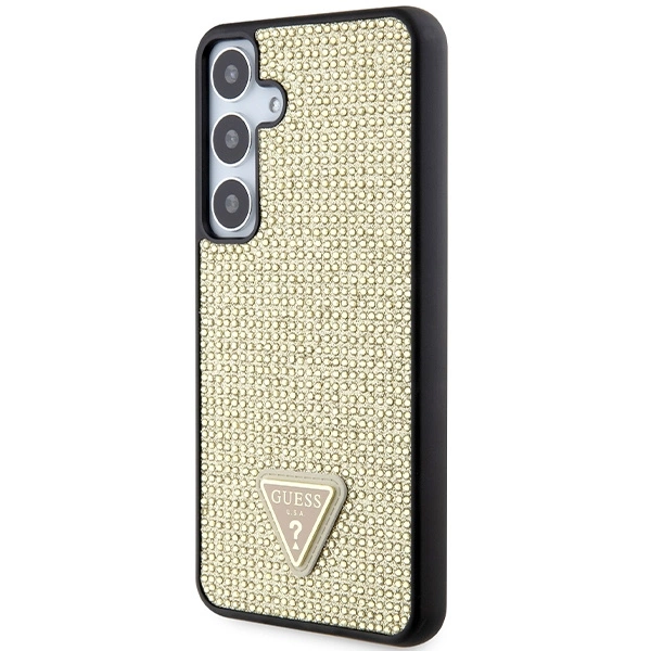 Guess Rhinestone Triangle dėklas Samsung Galaxy S24+ - auksinis - Image 2