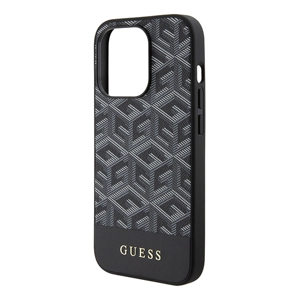 Guess GCube Stripes MagSafe dėklas iPhone 15 Pro Max - juodas - Image 6