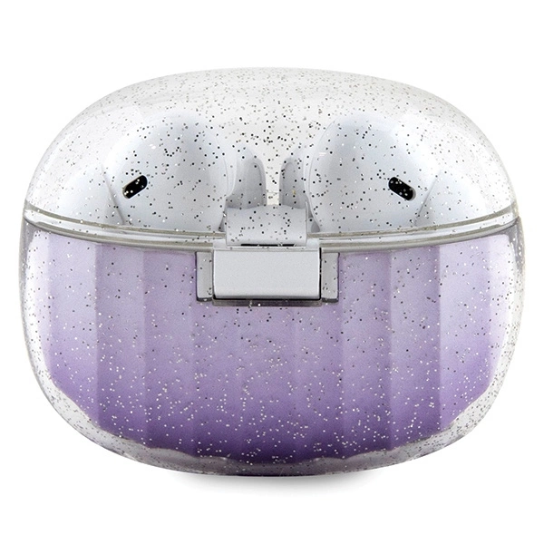 Guess Glitter Gradient TWS Bluetooth ausinės su dokavimo stotimi - violetinės - Image 2