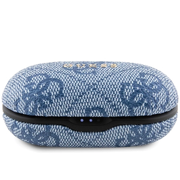 TWS Guess 4G Metal Bluetooth ausinės su ENC dokavimo stotimi - mėlynos - Image 2