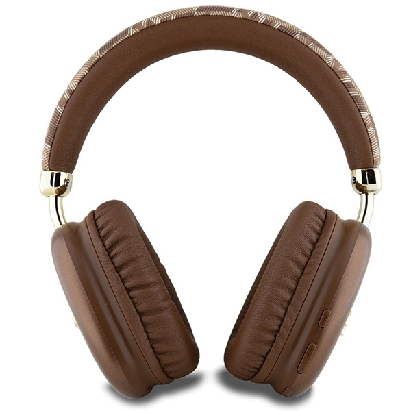 Guess GCube Metallic Script Logo Bluetooth ausinės ant ausų - rudos - Image 3