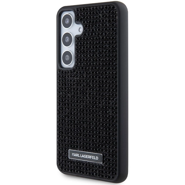 Karl Lagerfeld Rhinestone Metal Logo dėklas Samsung Galaxy S24 - juodas - Image 2