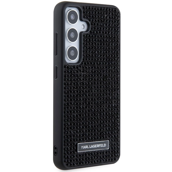 Karl Lagerfeld Rhinestone Metal Logo dėklas Samsung Galaxy S24 - juodas - Image 4