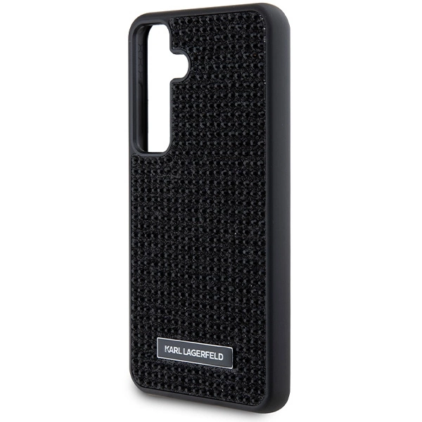 Karl Lagerfeld Rhinestone Metal Logo dėklas Samsung Galaxy S24 - juodas - Image 6