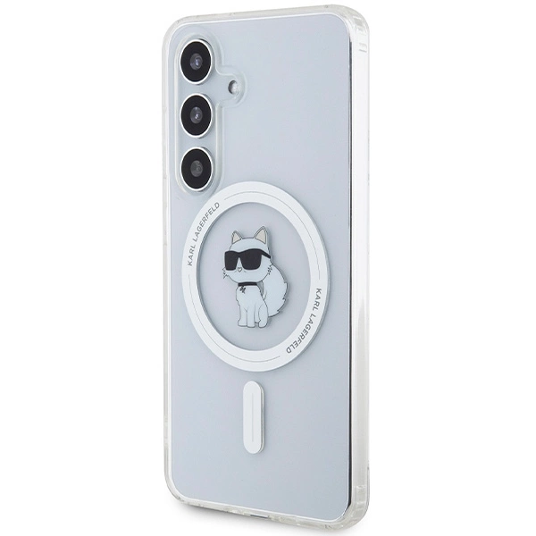 Karl Lagerfeld IML Choupette MagSafe dėklas Samsung Galaxy S24 - permatomas - Image 2
