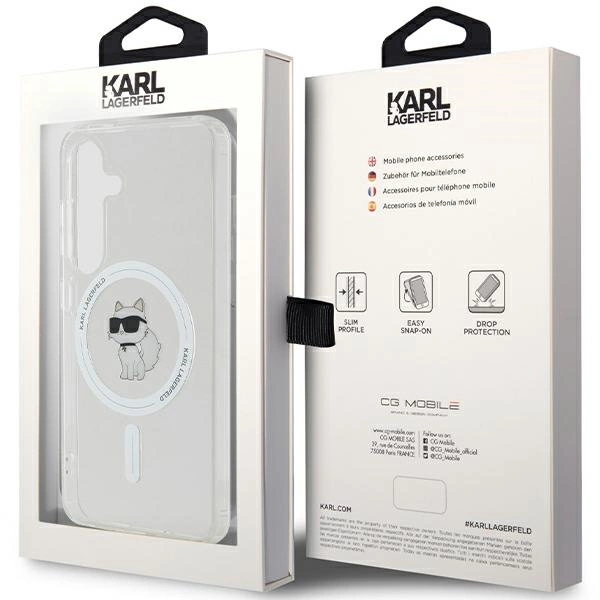 Karl Lagerfeld IML Choupette MagSafe dėklas Samsung Galaxy S24 - permatomas - Image 8