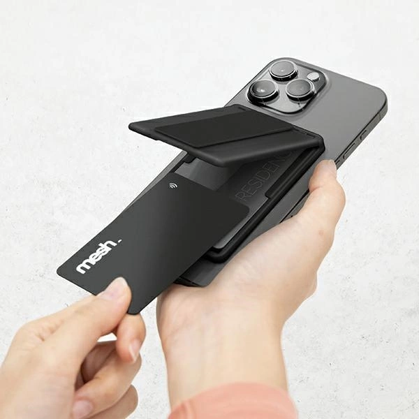 Uniq Heldro ID magnetinė piniginė su laikikliu ir dirželiu - juoda - Image 4
