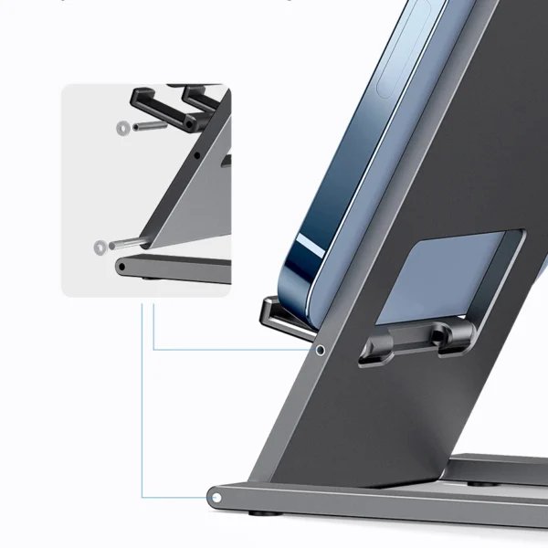 Baseus Folding Desk Stand Graphite planšetės laikiklis - Image 20