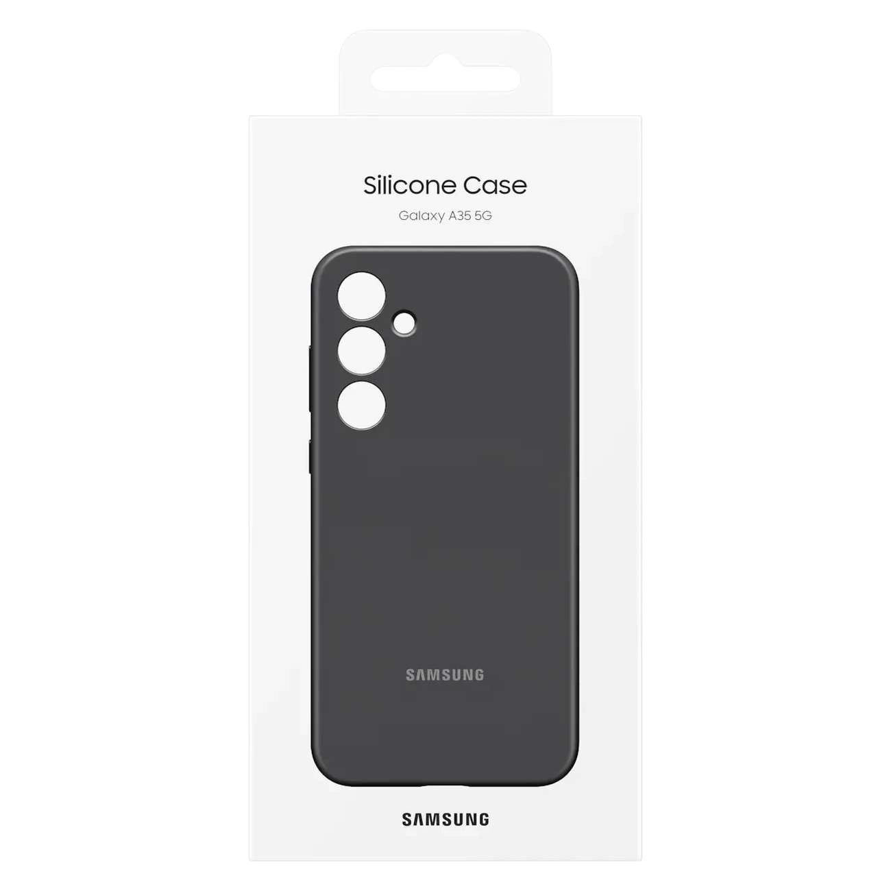 Samsung silikoninis dėklas EF-PA356TBEGWW Samsung Galaxy A35 - juodas - Image 5