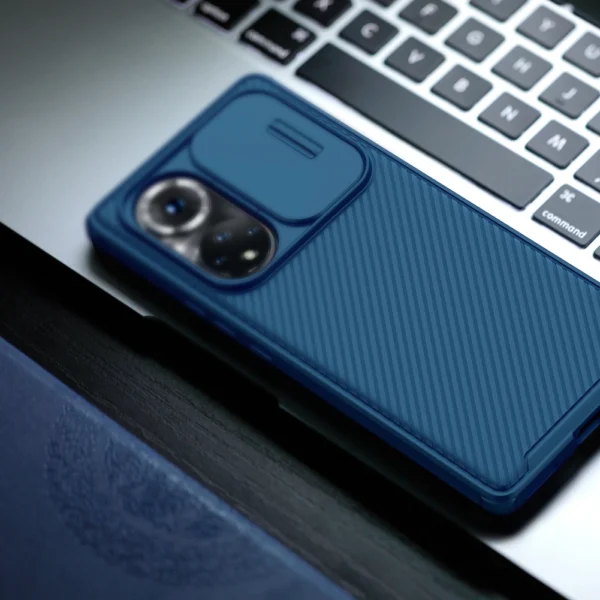 Nillkin CamShield Pro apsauginis dėklas Honor 50 Pro - juodas - Image 17