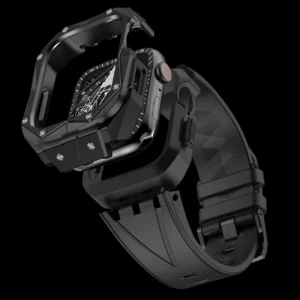 7 (45 mm) made of stainless steel with a strap