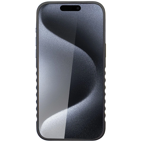 Audi natūralios odos dėklas su MagSafe iPhone 15 Pro Max - juodas ir raudonas - Image 4