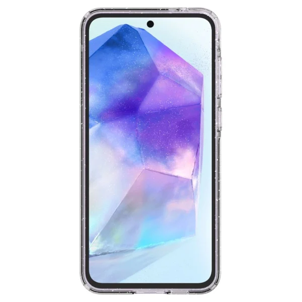 Spigen Liquid Crystal dėklas Samsung Galaxy A55 5G - permatomas su blizgučiais - Image 9