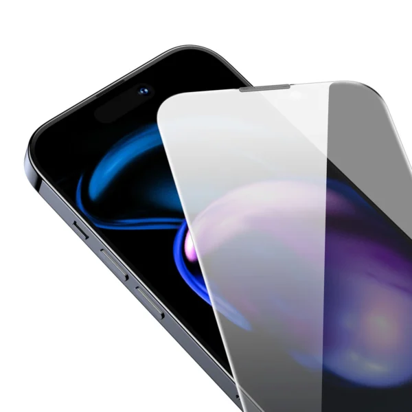Baseus Privacy grūdintas stiklas iPhone 14 Pro visam ekranui 0.4 mm su privatumo filtru + montavimo komplektas - Image 5