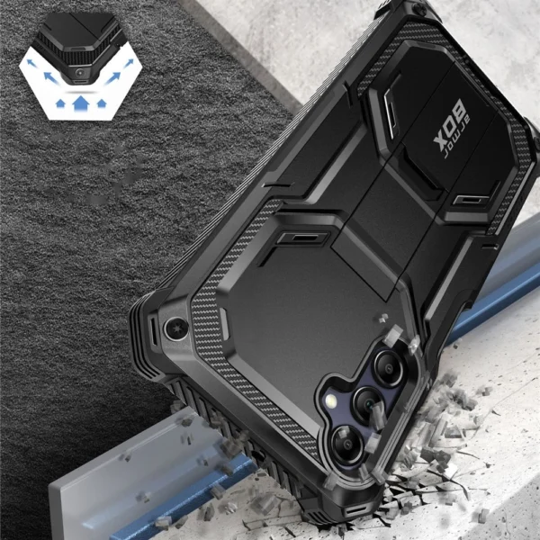 Supcase IBLSN ArmorBox dėklas Samsung Galaxy A15 4G / 5G - juodas - Image 2