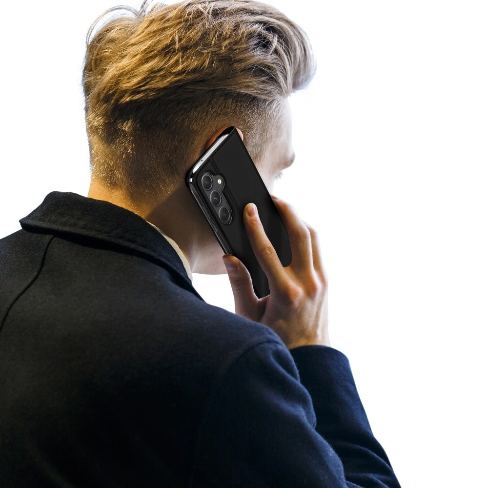 Dux Ducis Skin Pro dėklas su atverčiamu flapu ir kortelių kišene Samsung Galaxy A55 5G - juodas - Image 3