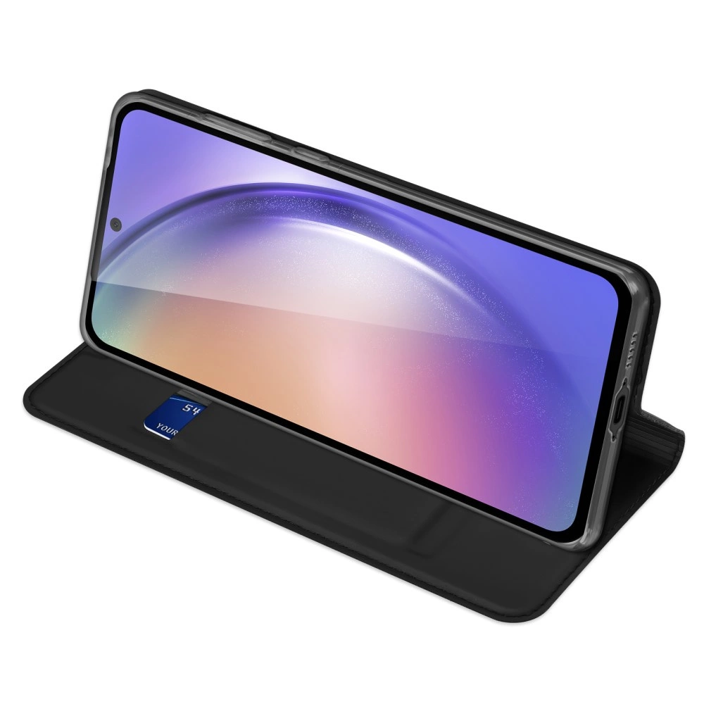 Dux Ducis Skin Pro dėklas su atverčiamu flapu ir kortelių kišene Samsung Galaxy A55 5G - juodas - Image 4