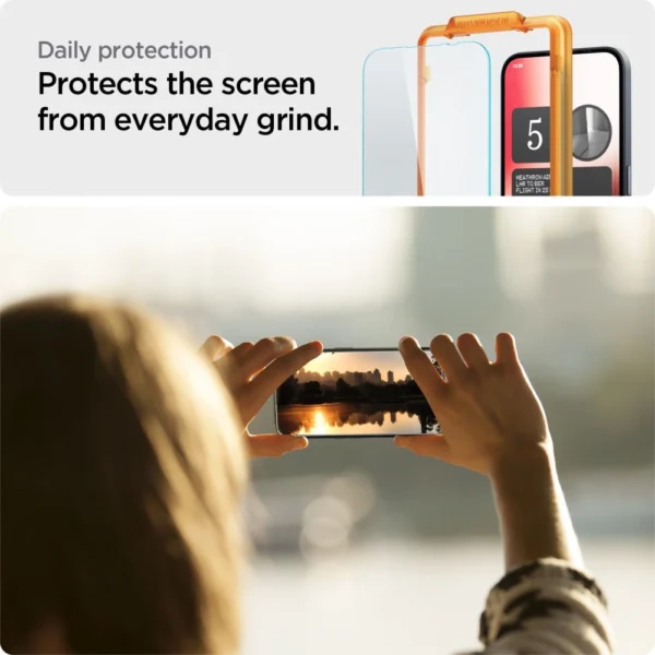 Spigen ALM Glas.tR grūdintas stiklas Nothing Phone 2A - 2 vnt. - Image 9