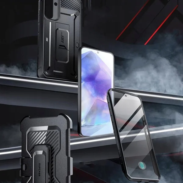 Supcase Unicorn Beetle Pro dėklas Samsung Galaxy A55 5G - juodas - Image 4