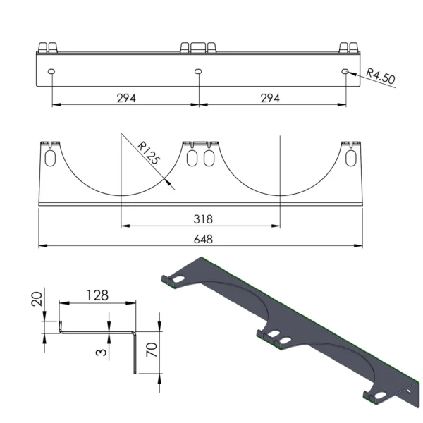 max. diameter 250 mm PRO-LINE cylinders