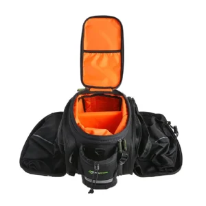 with fold-out pockets - black