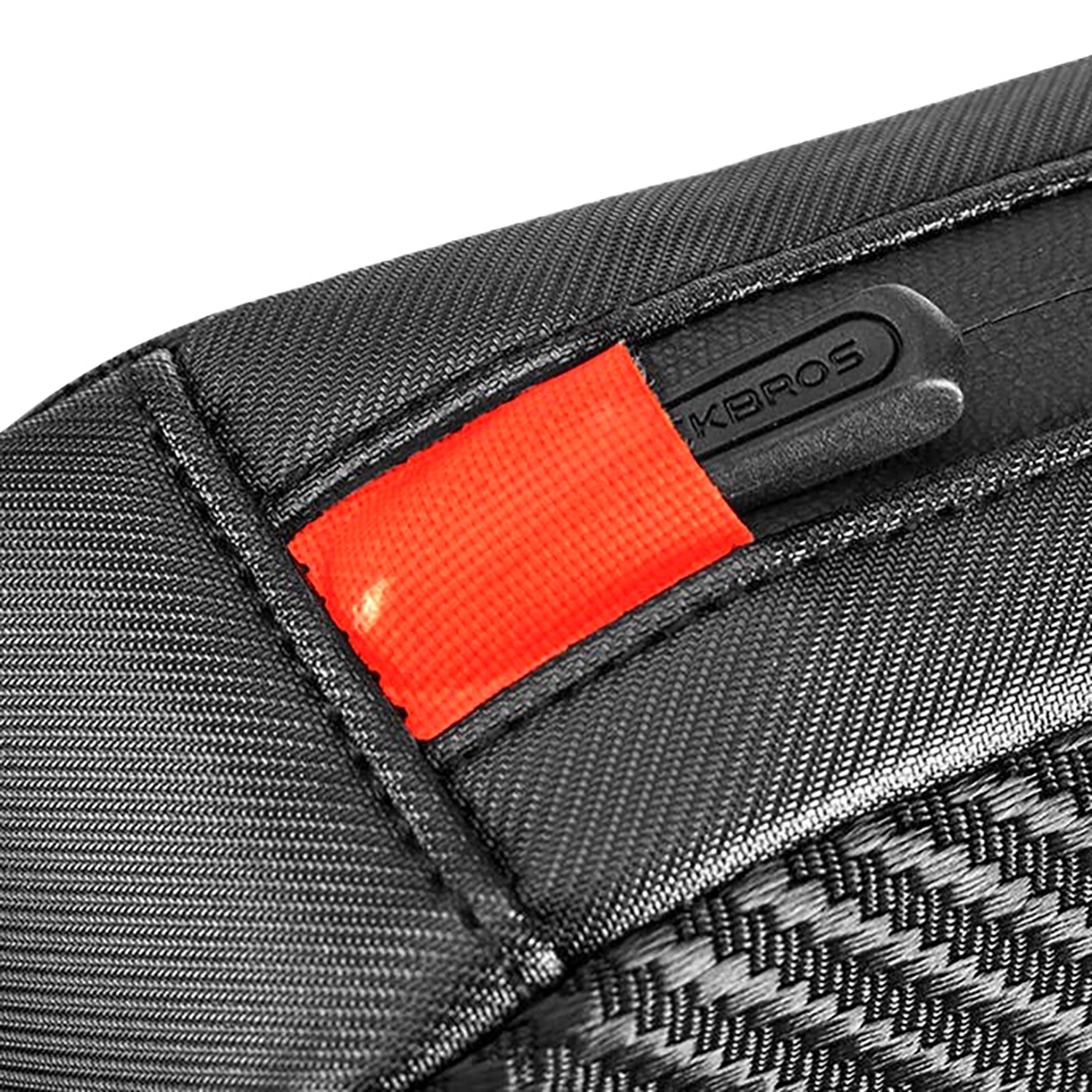 Rockbros 039BK dviračio rėmo krepšys 1 l su pynute – juodas - Image 7