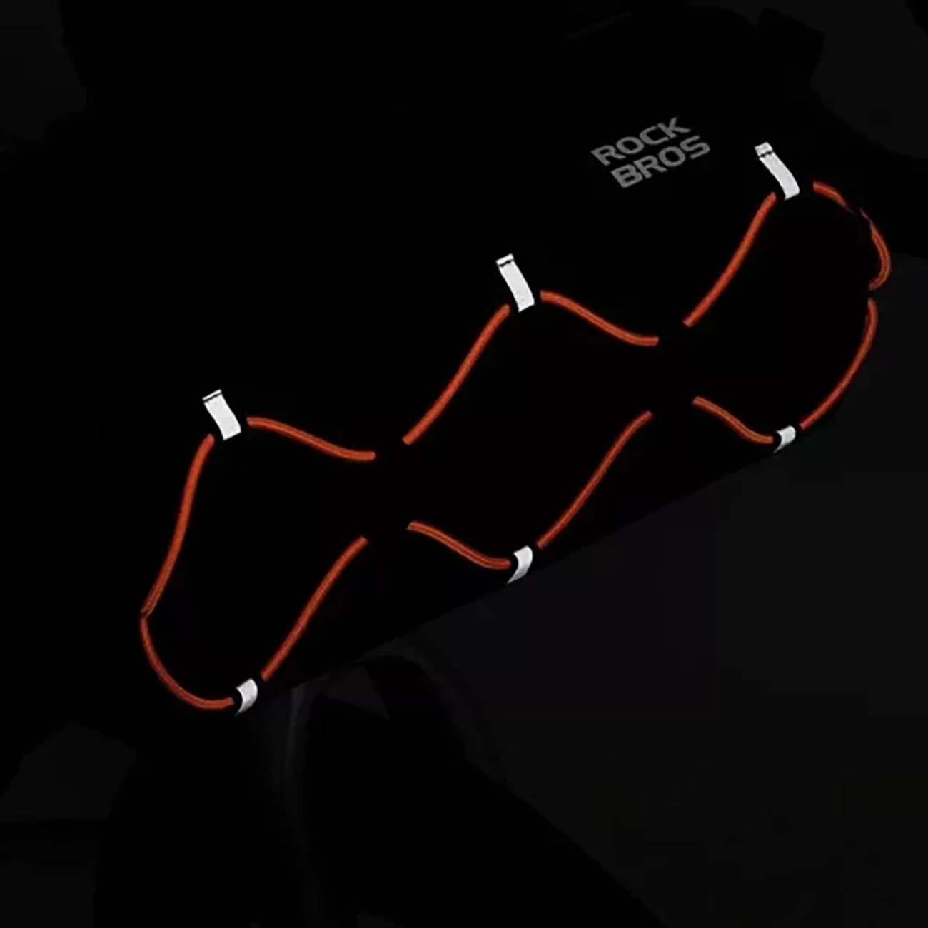 Rockbros 30110054002 dviračio vairo krepšys 2,2 l – mėlynas - Image 8