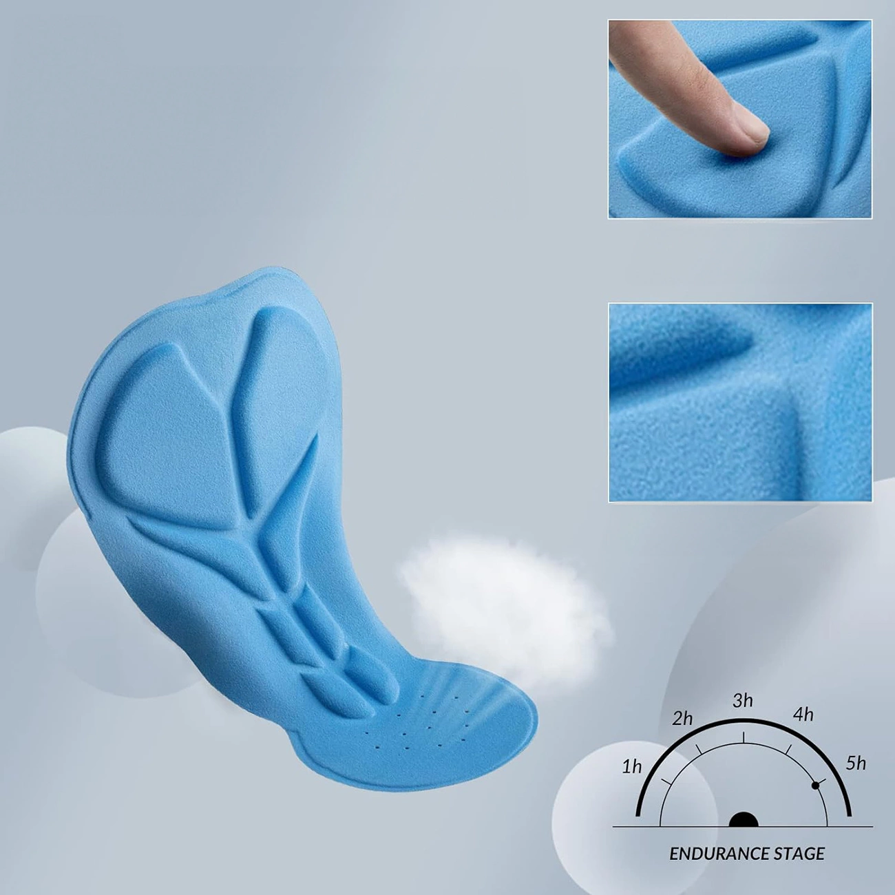 Rockbros RK20044XL kvėpuojančios dviračių kelnės su XXXXL įdėklu – juodos - Image 2